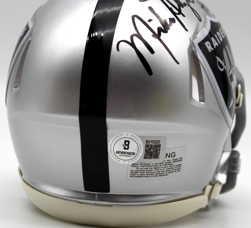 Mike Haynes Signed Los Angeles Raiders Mini Football Helmet w/Beckett BV10323