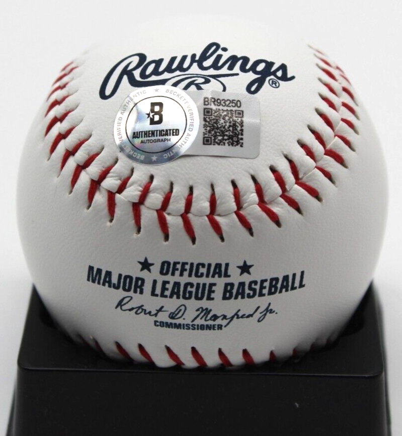 Kyle Teel Signed Chicago White Sox Major League Logo Ball w/Beckett BAS BR93250