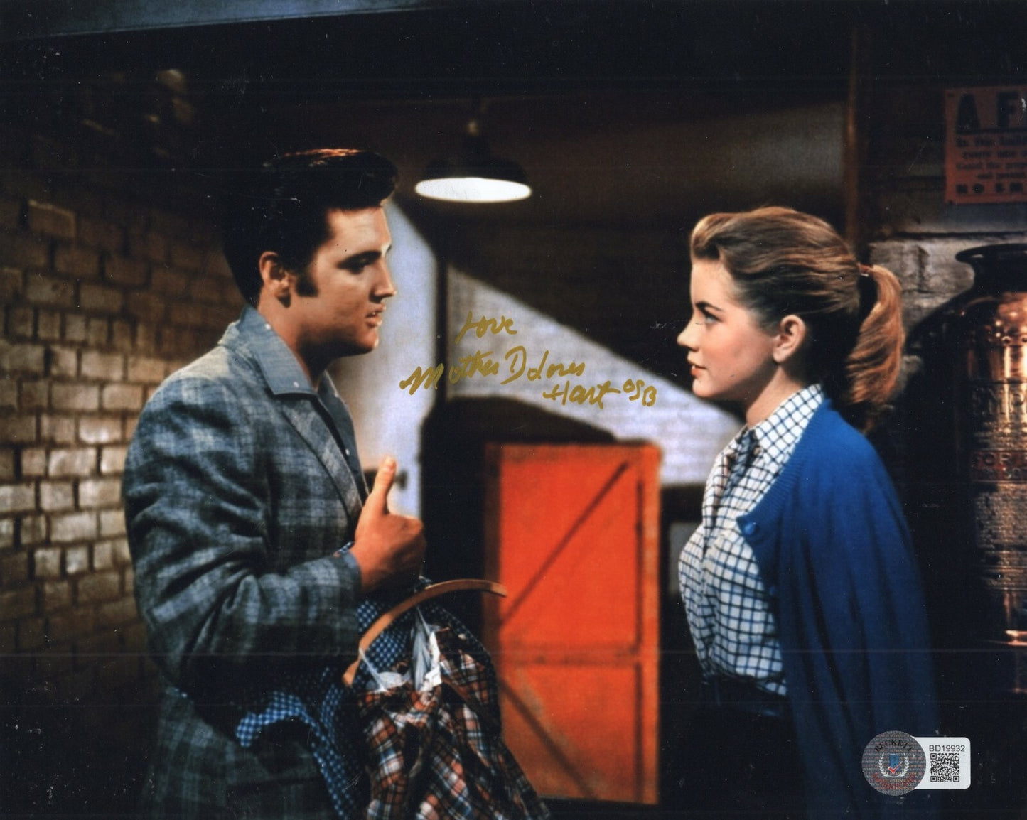 Delores Hart Signed Where The Boys Are 8x10 Photo w/Beckett COA BD19932