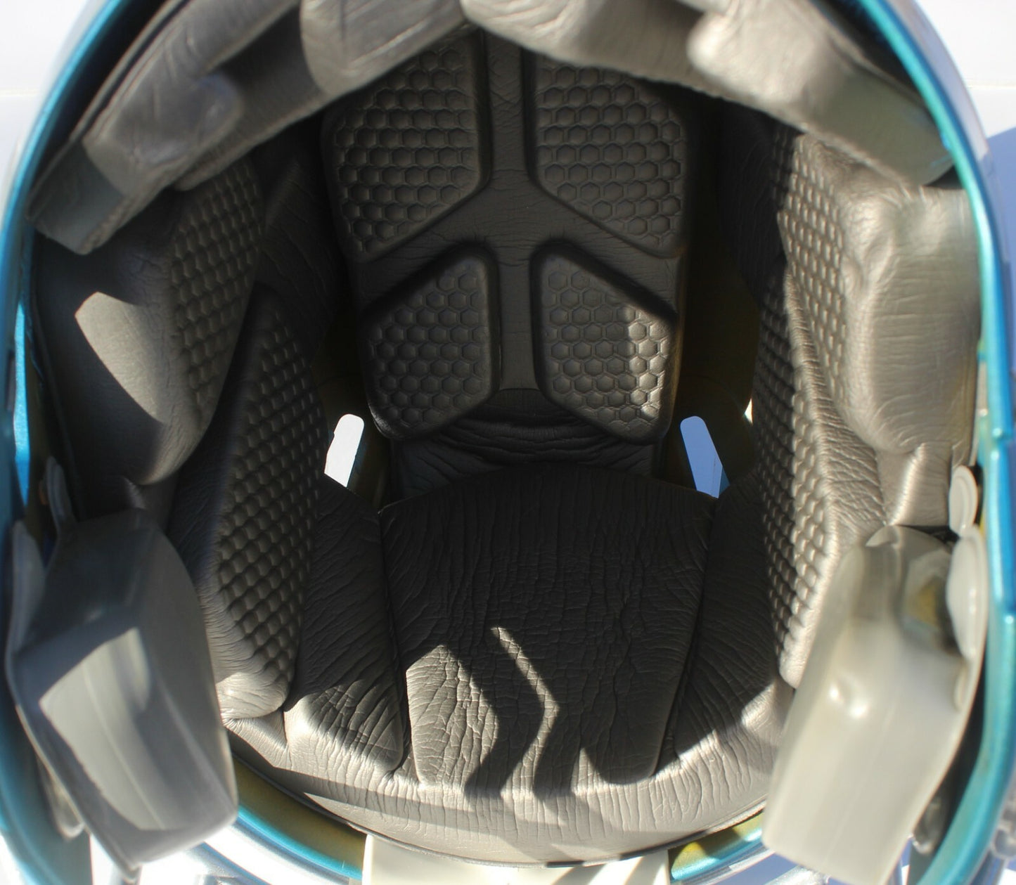 Carolina Panthers Custom Speed Blaze Football Helmet Decals Used McCaffrey