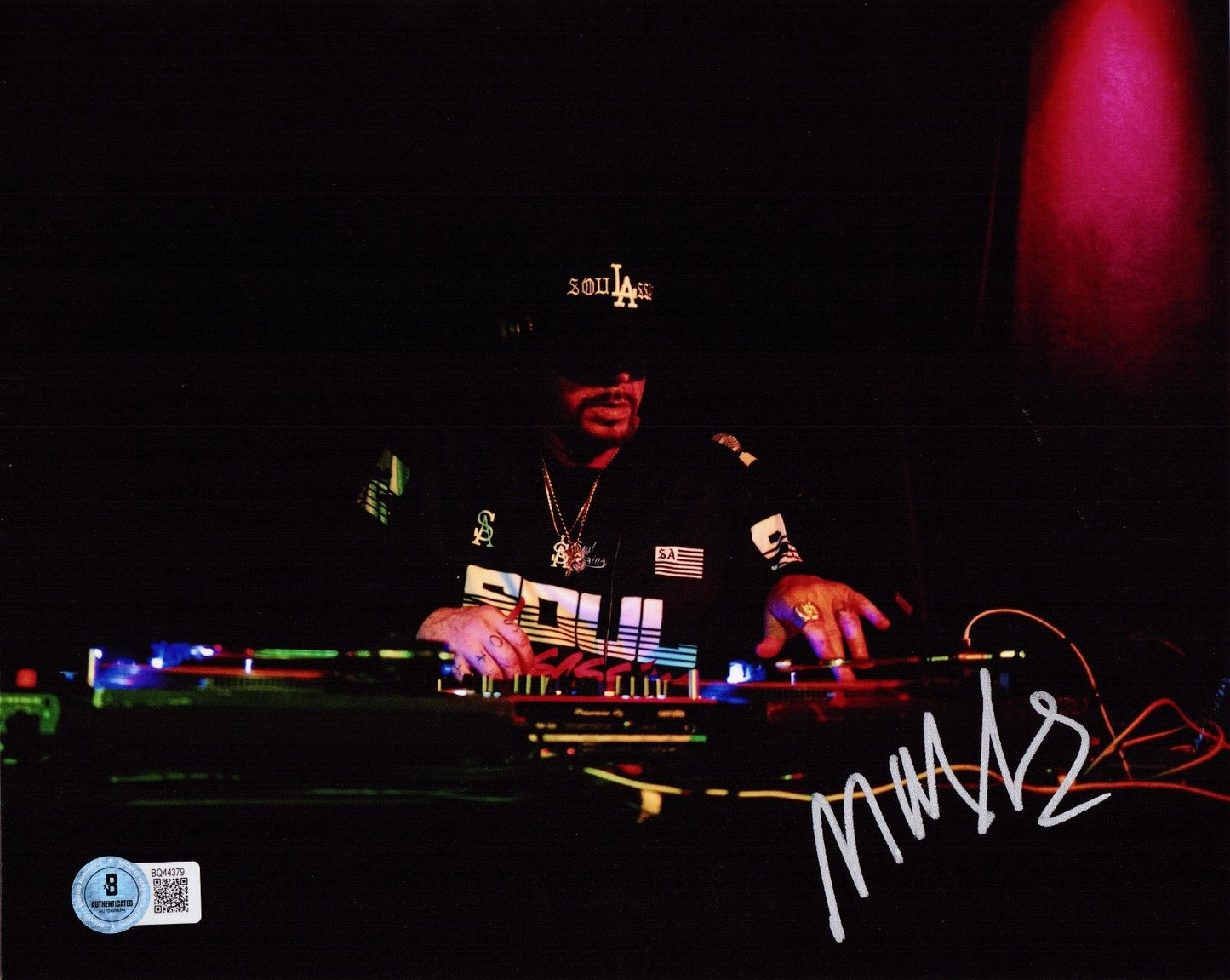 DJ Muggs Signed Cypress Hill 8x10 Photo Hip Hop w/Beckett COA BQ44379