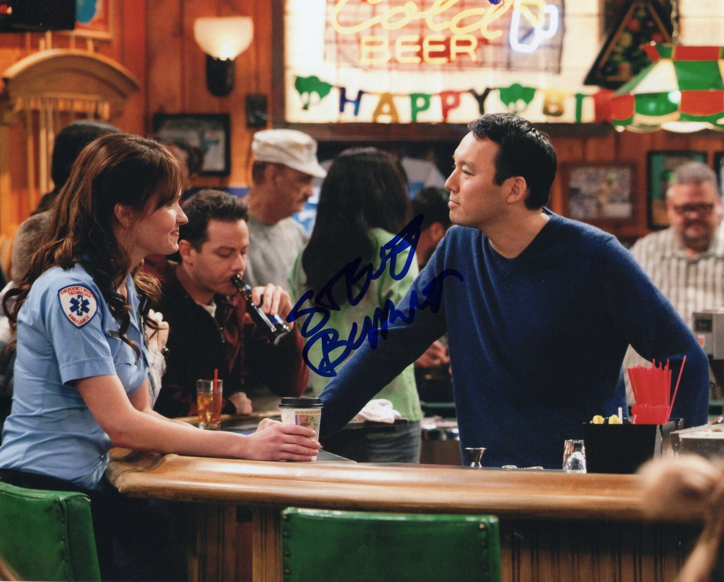 Steve Byrne Signed 8x10 Photo w/COA Sullivan And Son TV Show w Tonight Show #2