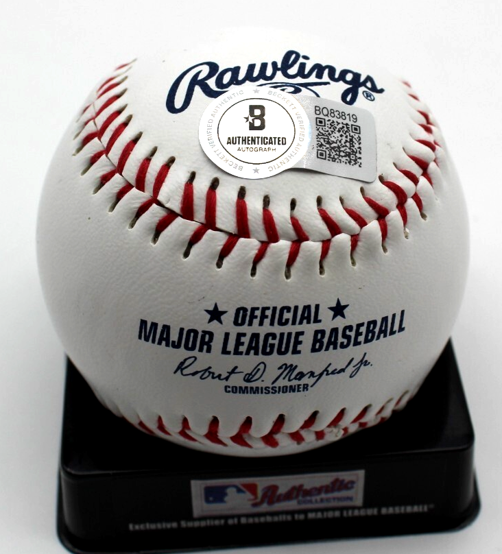Fergie Jenkins Signed Major League Logo Ball Chicago Cubs w/Beckett BAS BQ83819