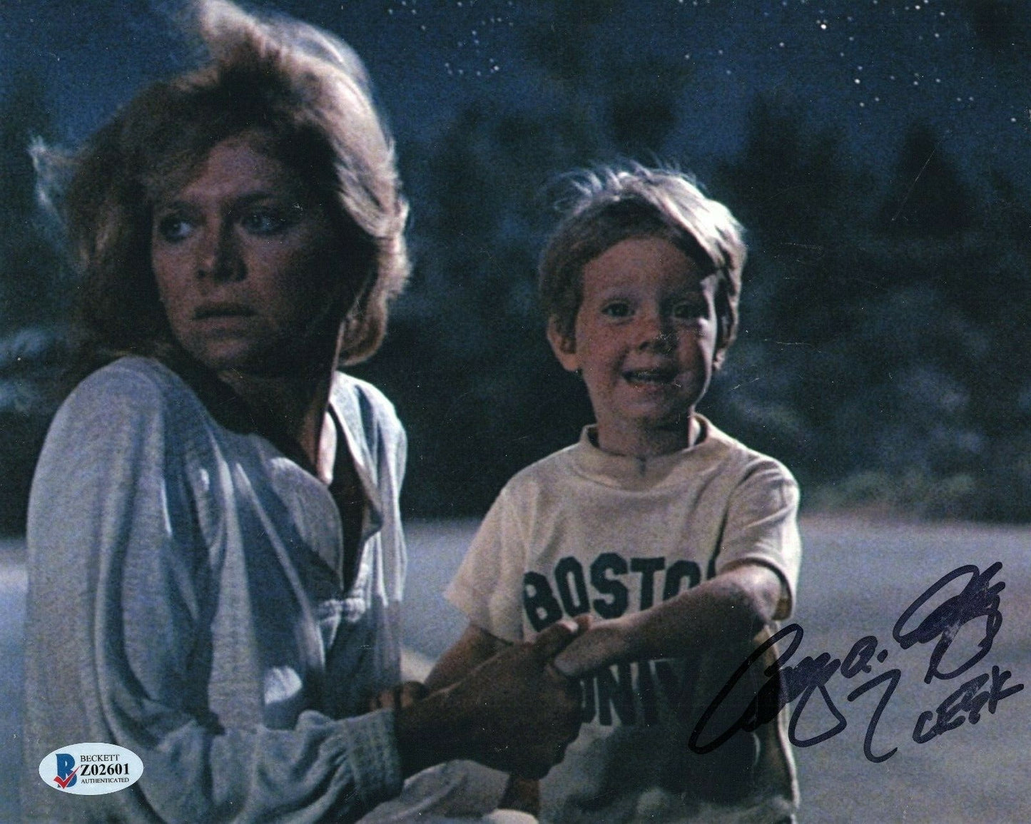Cary Guffey Signed Close Encounters Third Kind 8x10 Photo w/Beckett COA Z02601