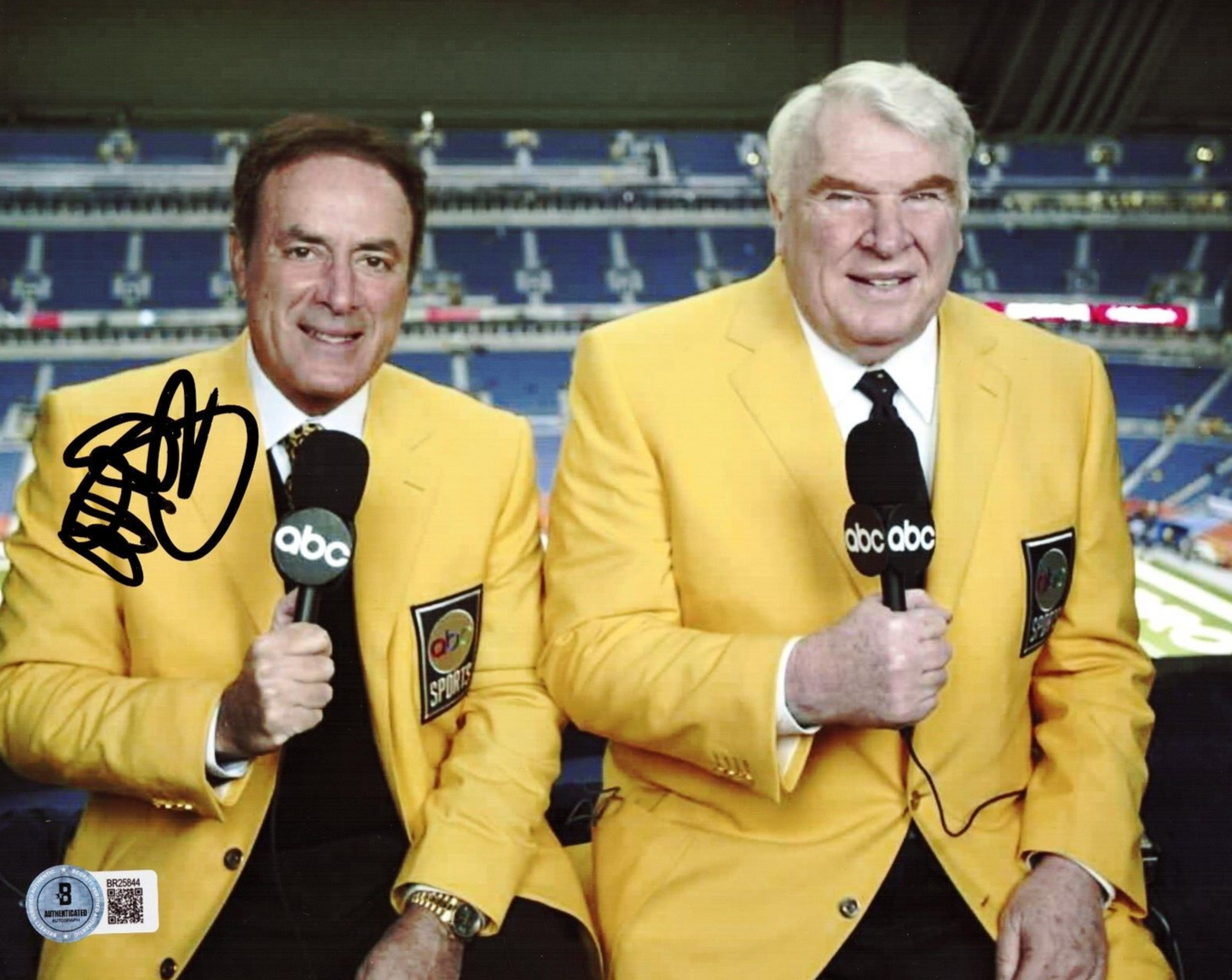 Al Michaels Hall Of Fame Announcer NFL Signed 8x10 Photo w/Beckett COA BR25844