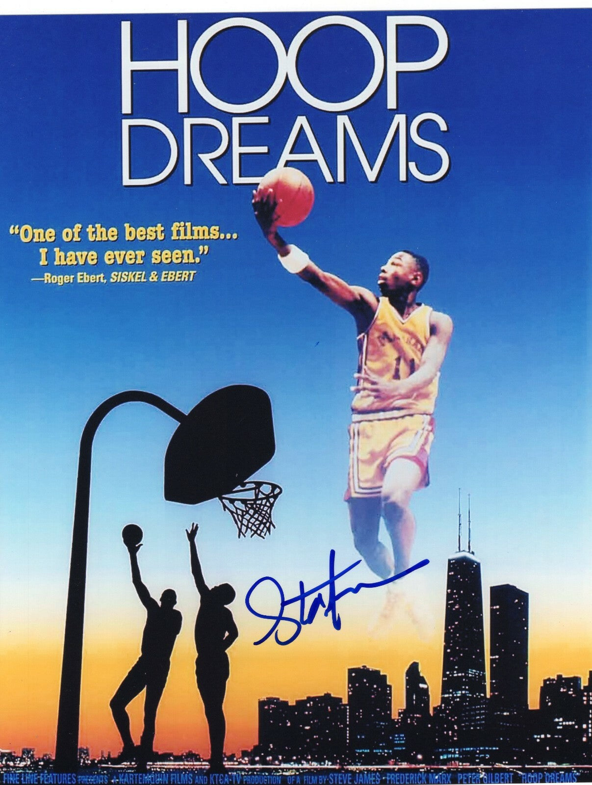 Steve James Signed 8x10 Photo w/COA Film Director Hoop Dreams #1