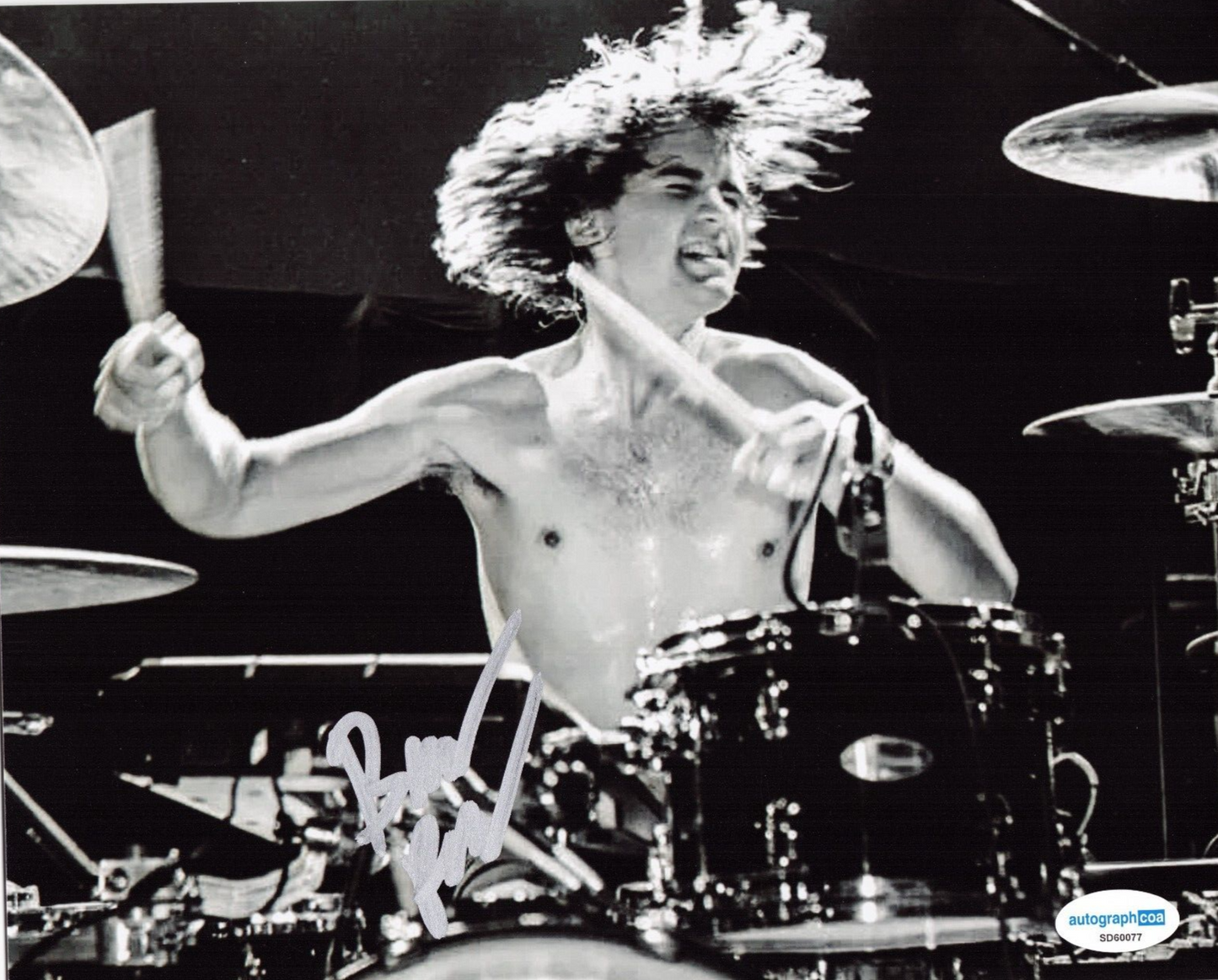 Brandon Pertzborn Offspring Rock N Roll Drummer Signed 8x10 Photo w/ACOA SD60077