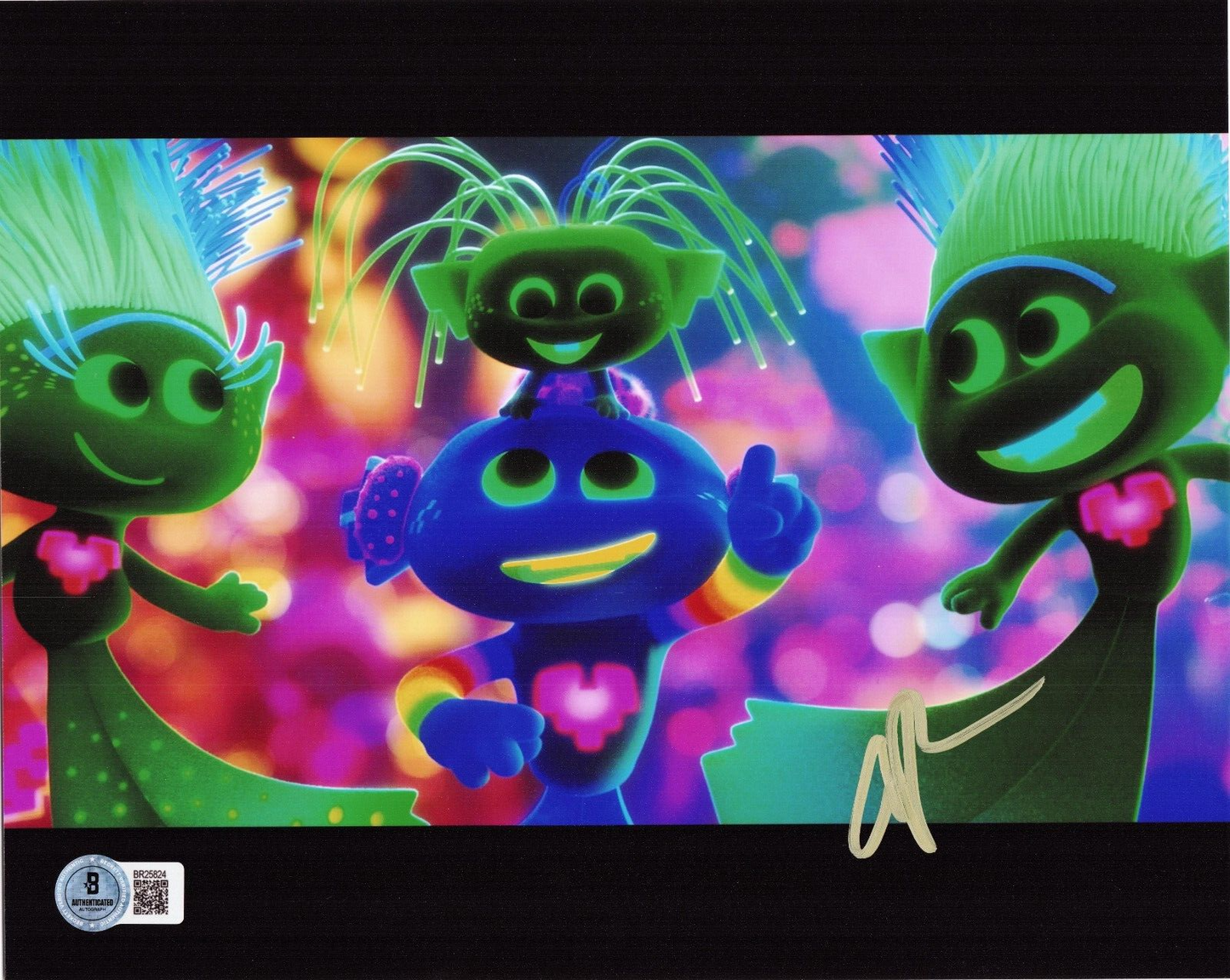 Anthony Ramos Signed Trolls World Tour 8x10 Photo w/Beckett COA BAS BR25824