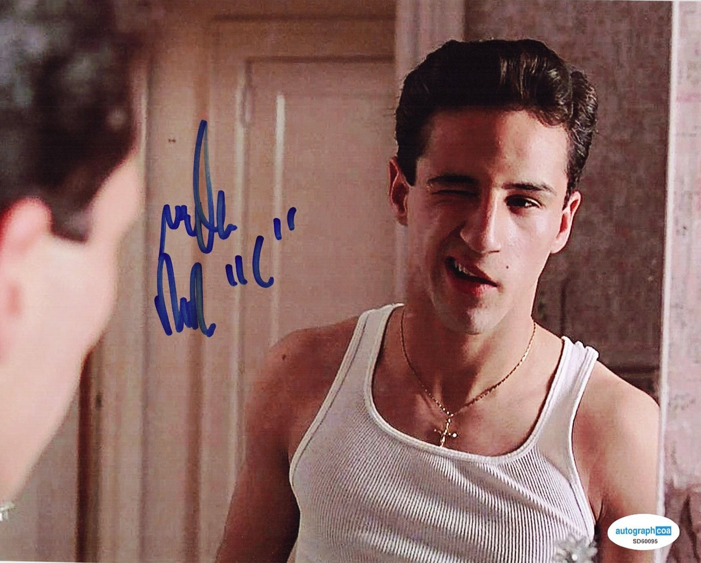 Lillo Brancato A Bronx Tale Calogero "C" Signed 8x10 Photo w/ACOA SD60095