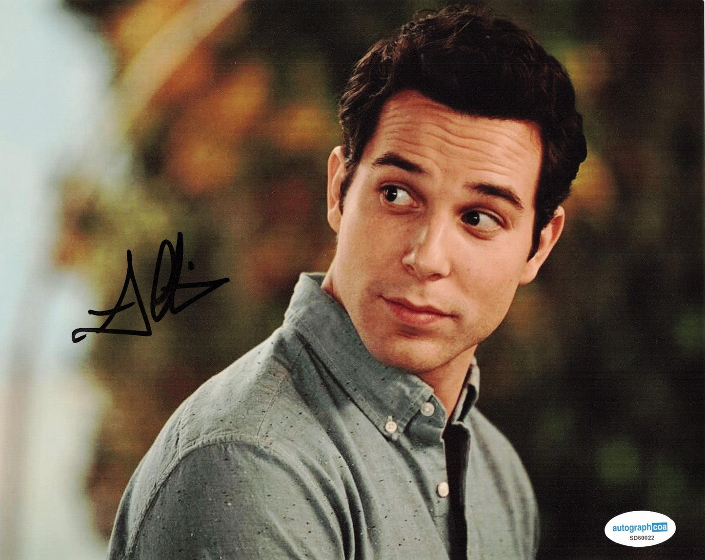 Skylar Astin Pitch Perfect Jesse Swanson Signed 8x10 Photo w/ACOA SD60022