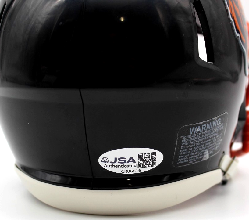 Rome Odunze Signed Chicago Bears Custom Mini Football Helmet w/JSA COA CR86616