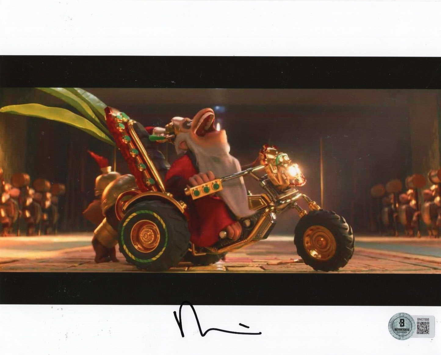 Fred Armisen Signed Super Mario Cranky Kong 8x10 Photo w/Beckett COA BN07888