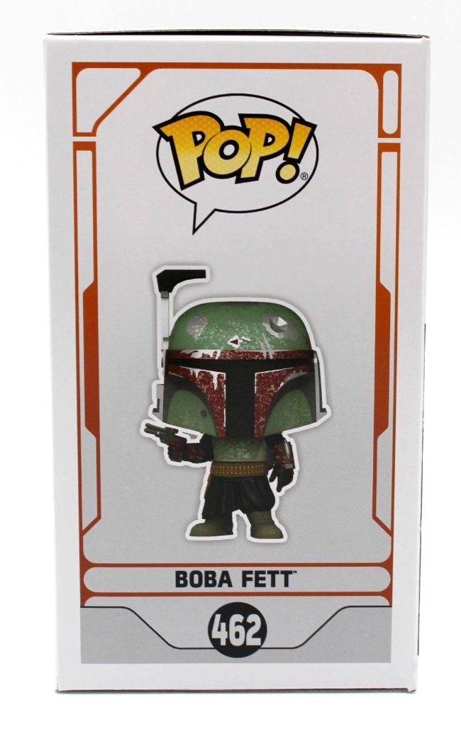 Temuera Morrison Signed Boba Fett Star Wars 462 Funko Pop w/JSA COA CK92741