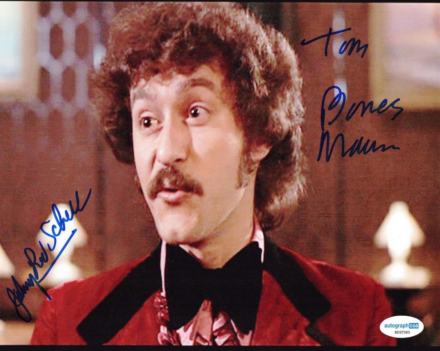 Tom Bones Malone Signed Blues Brothers Movie 8x10 Photo w/ACOA SD27303