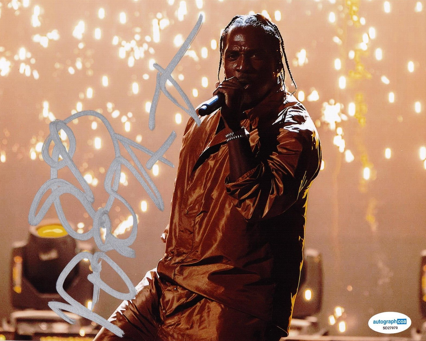 Pusha T Signed 8x10 Photo Grindin When The Last Time Hip Hop w/ACOA SD27070