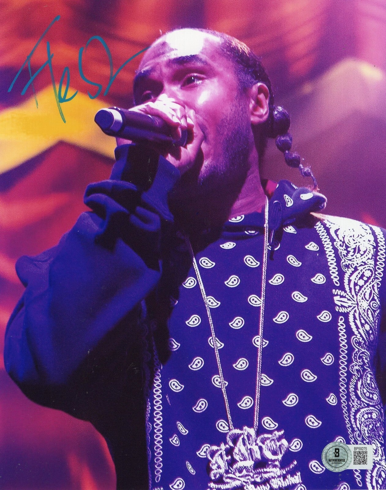 Flesh Bone Thugs and Harmony Hip Hop Signed 8x10 Photo w/Beckett COA BP59275