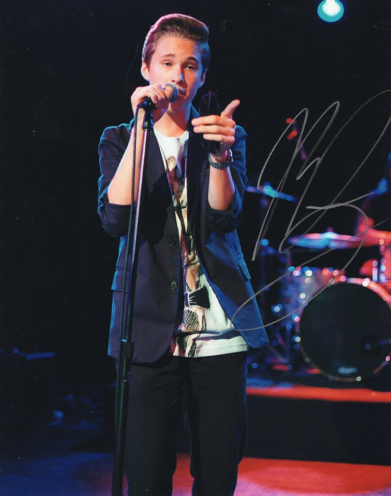 Ryan Beatty Because Of You Signed 8x10 Photo w /COA
