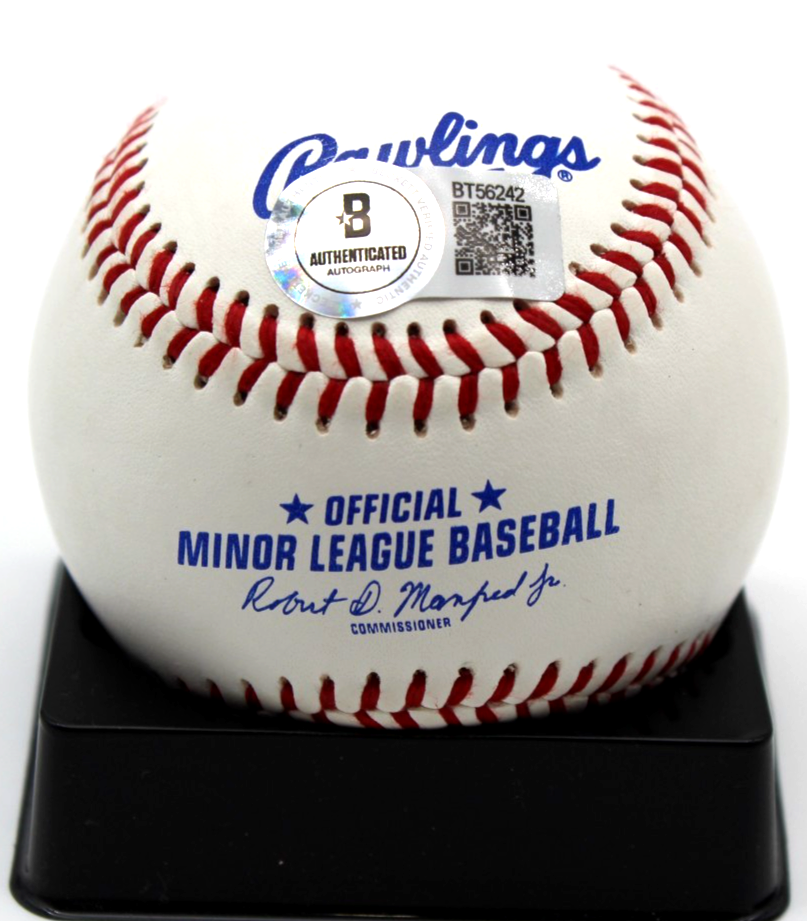Jose Abreu Signed Minor League Baseball Chicago White Sox w/Beckett COA BT56242