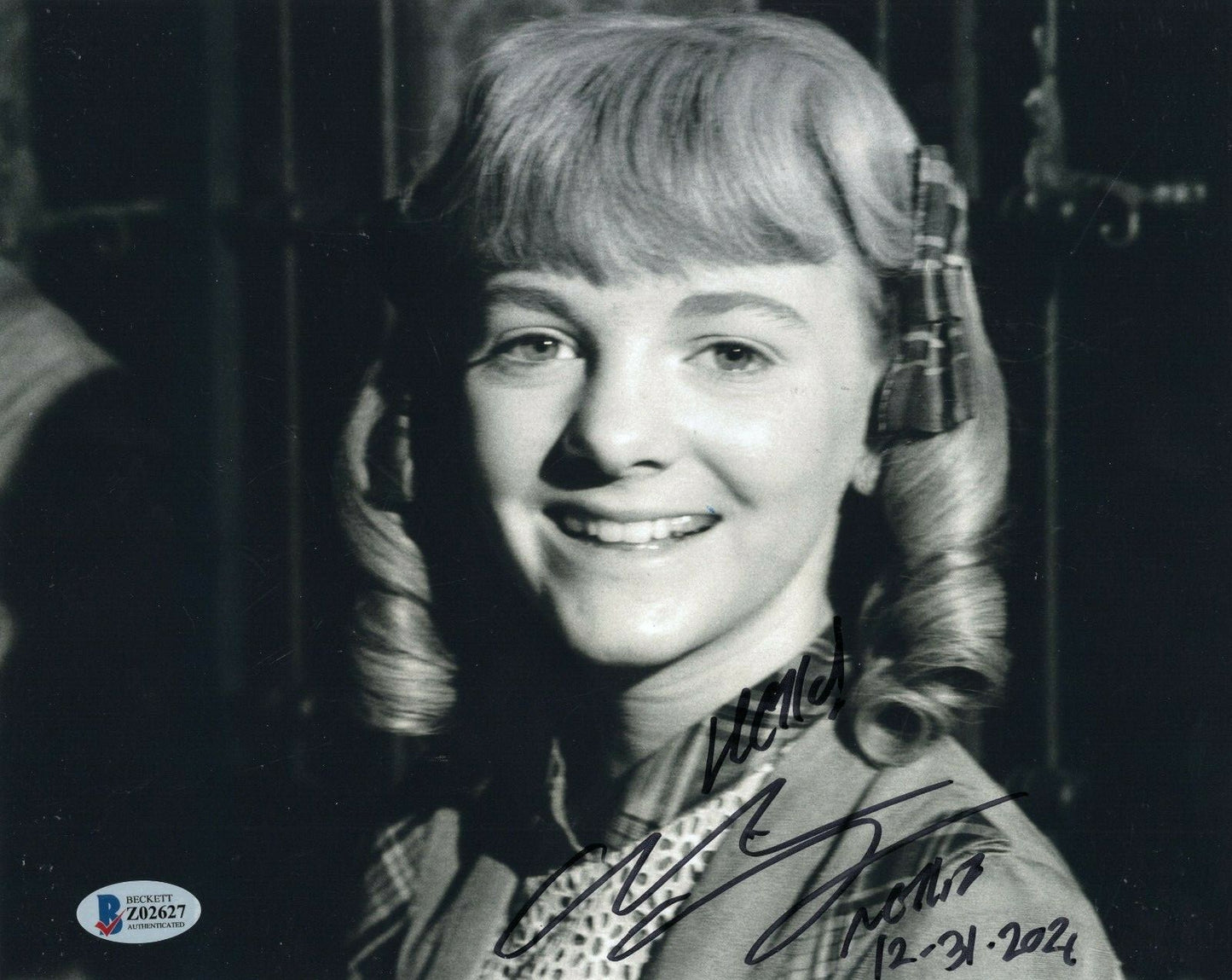 Alison Arngrim Signed Little House On Prairie 8x10 Photo w/Beckett COA Z02627