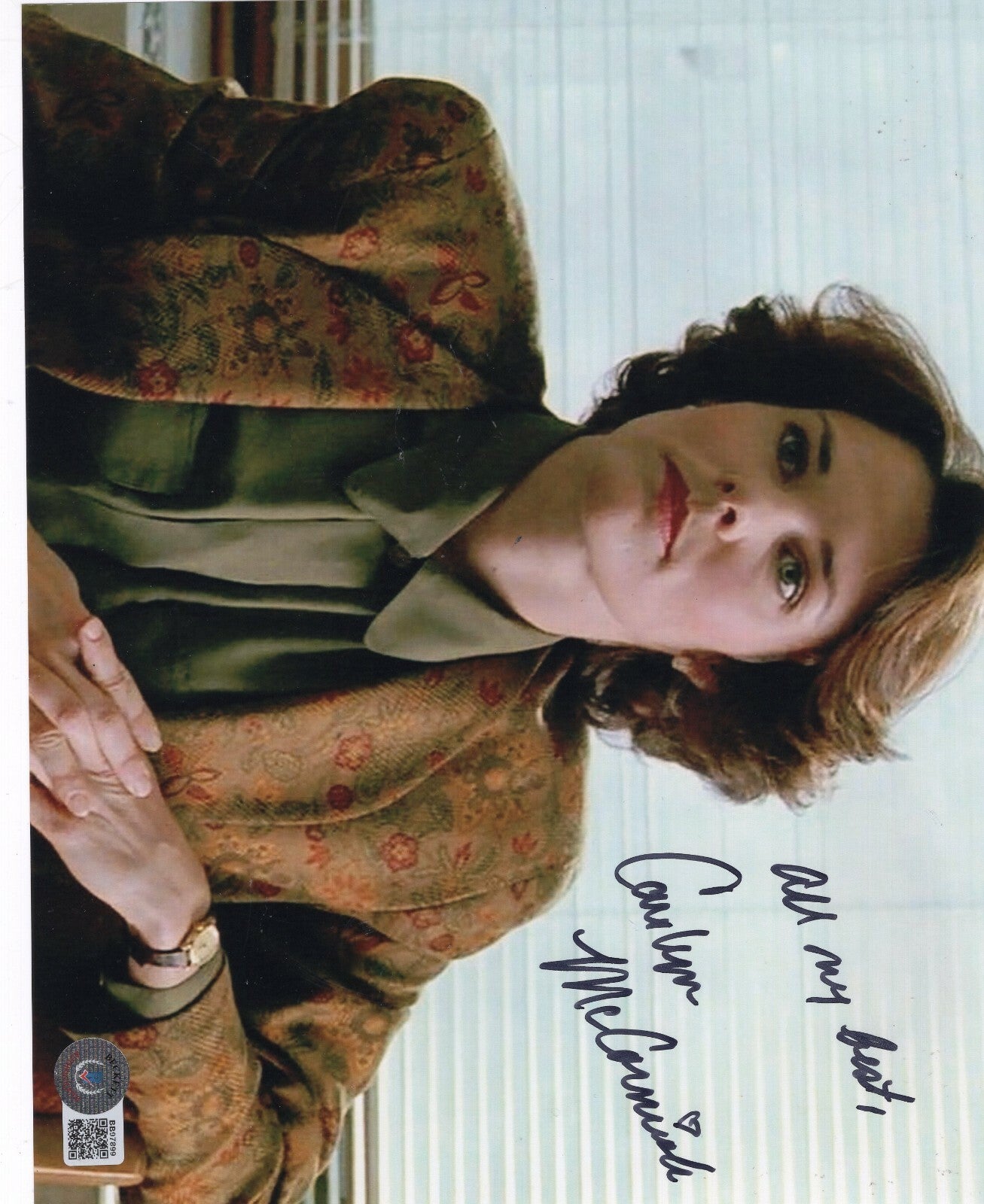 Carolyn McCormick Signed Law and Order 8x10 Photo w/Beckett COA BB97899