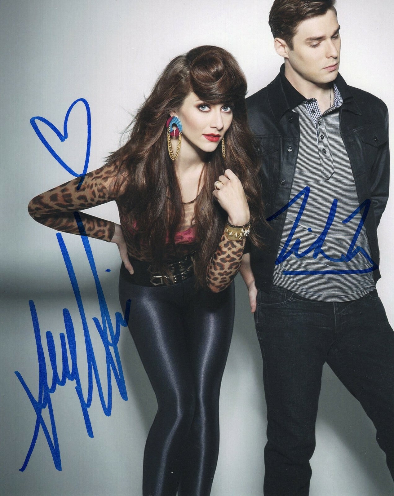Amy Noonan Nick Noonan Signed 8x10 Photo w/COA Karmin Acapella #2