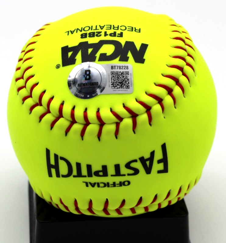 Emma Lemley Signed Blaze Va Tech AUSL USA Softball w/Beckett BAS COA BT78228