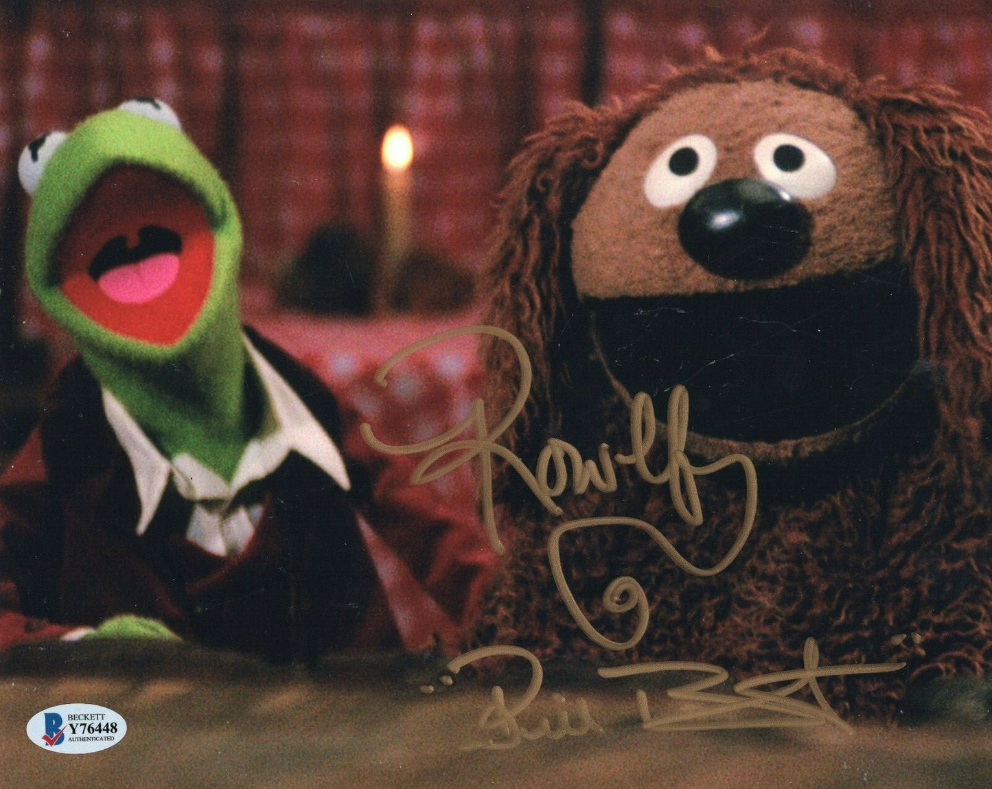 Bill Barretta The Muppets TV Show Signed 8x10 Photo w/Beckett COA Y76448