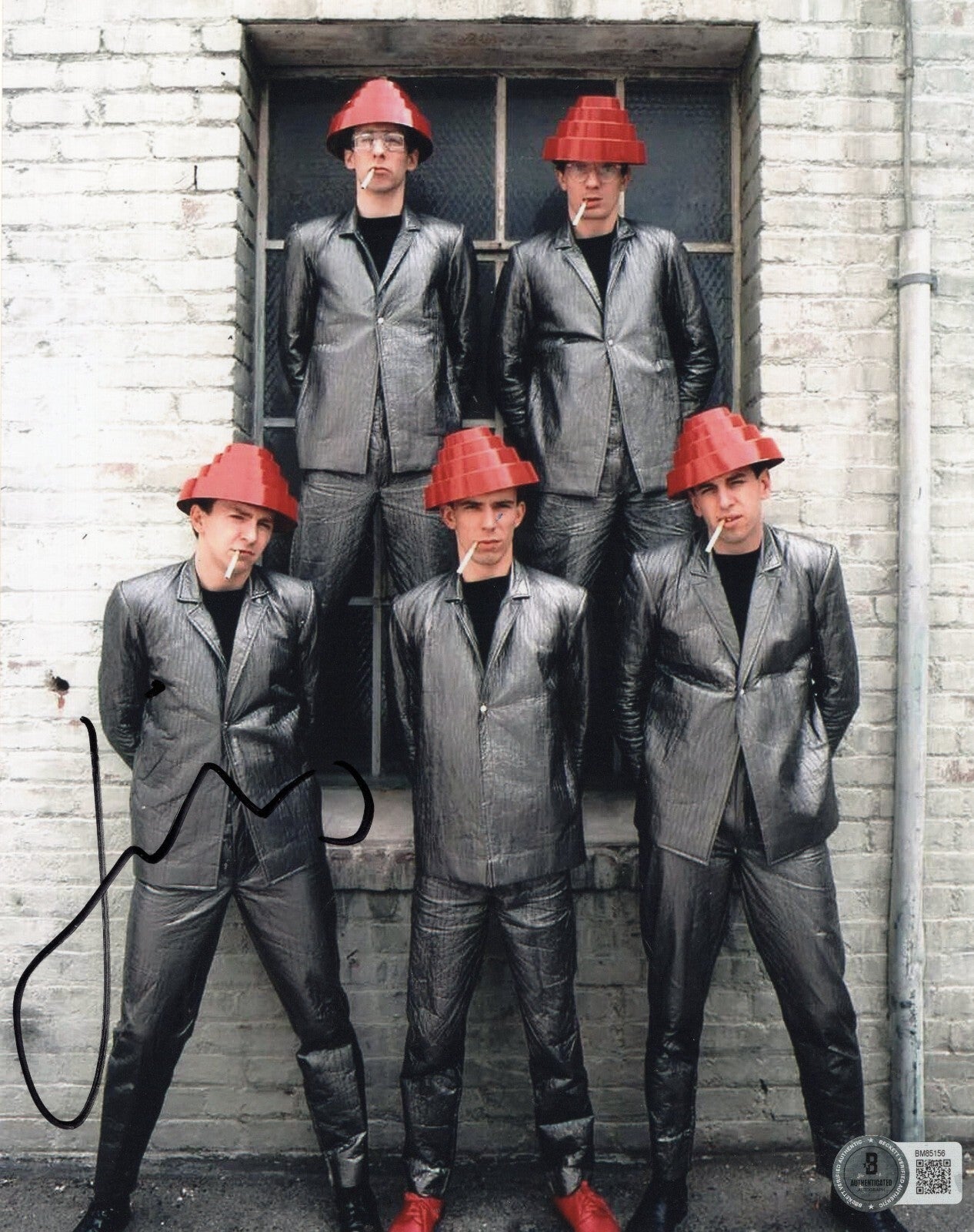Gerald Casale Devo Music Group Signed 8x10 Photo w/Beckett COA BM85156 Whip It!