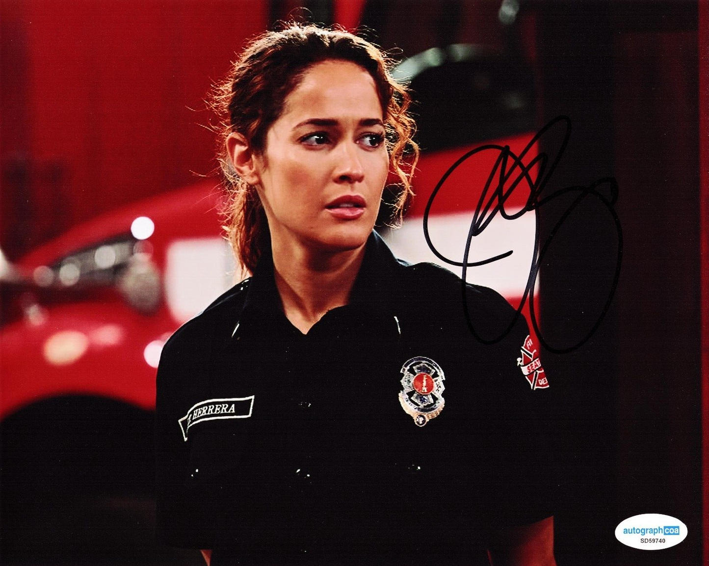 Jaina Lee Ortiz Station 19 Signed 8x10 Photo w/Autograph COA ACOA SD59740