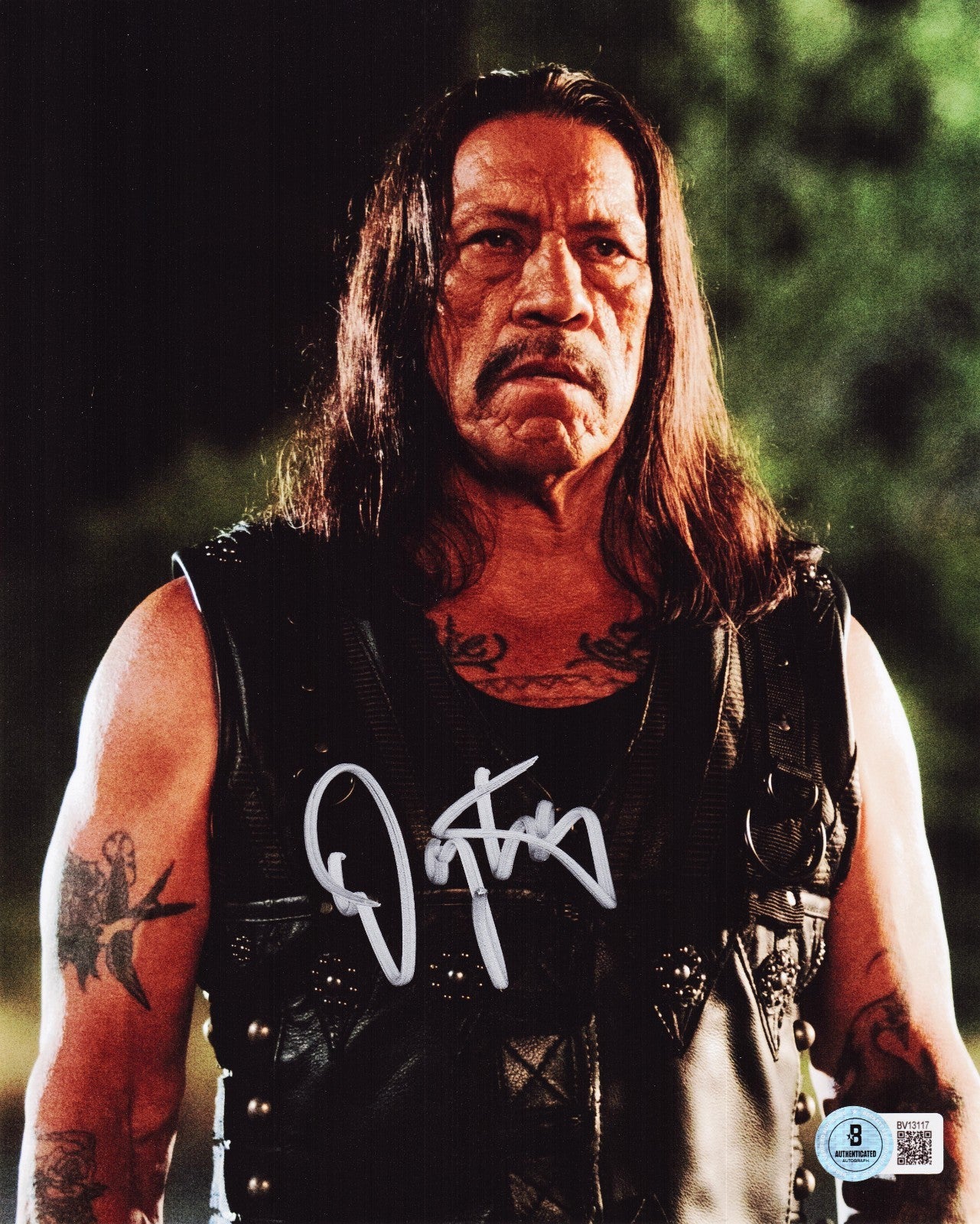 Danny Trejo Signed Machete Movie Isador Cortez 8x10 Photo w/Beckett BAS BV13117