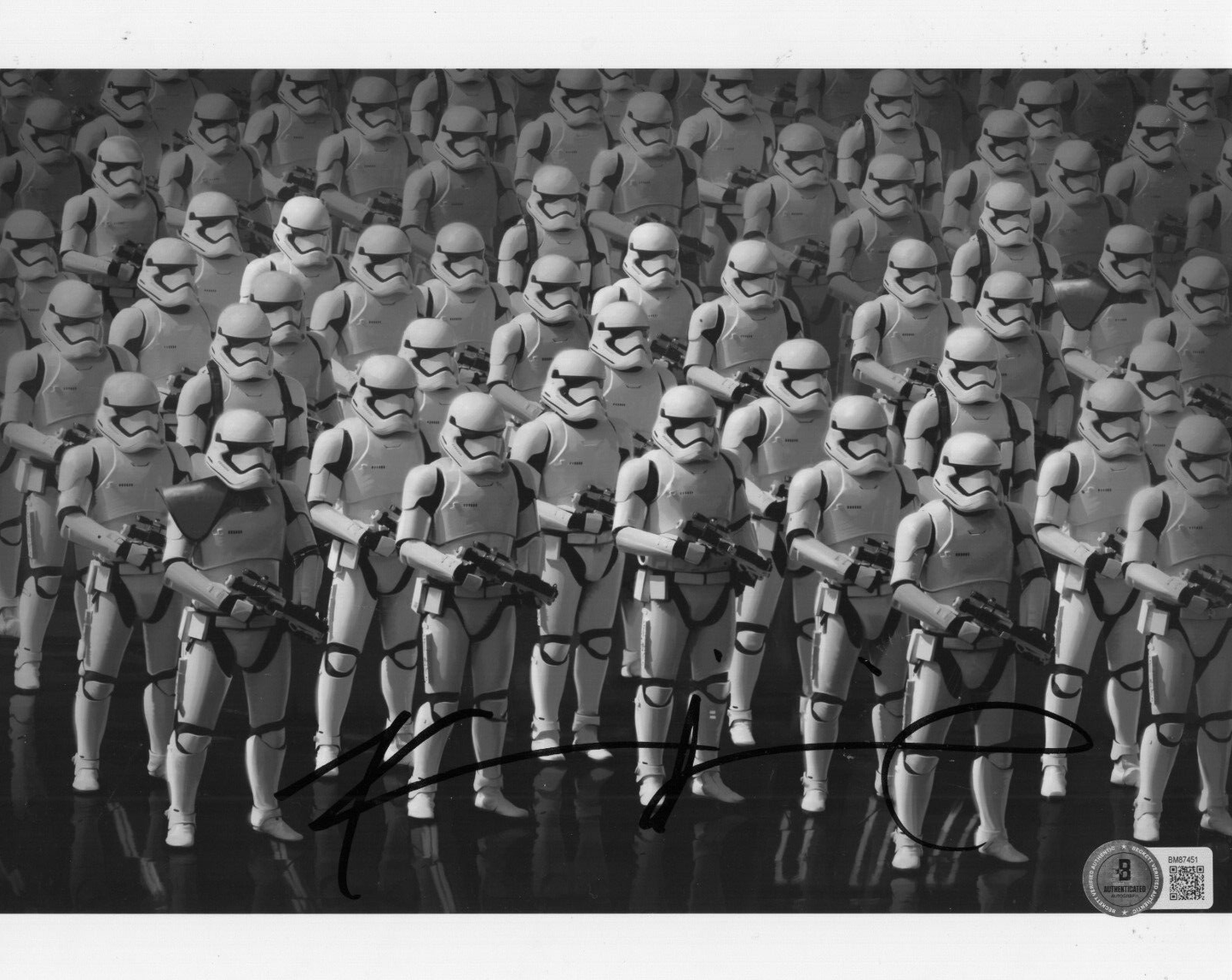 Kevin Smith Star Wars Stormtrooper Signed 8x10 Photo w/Beckett COA BM87451