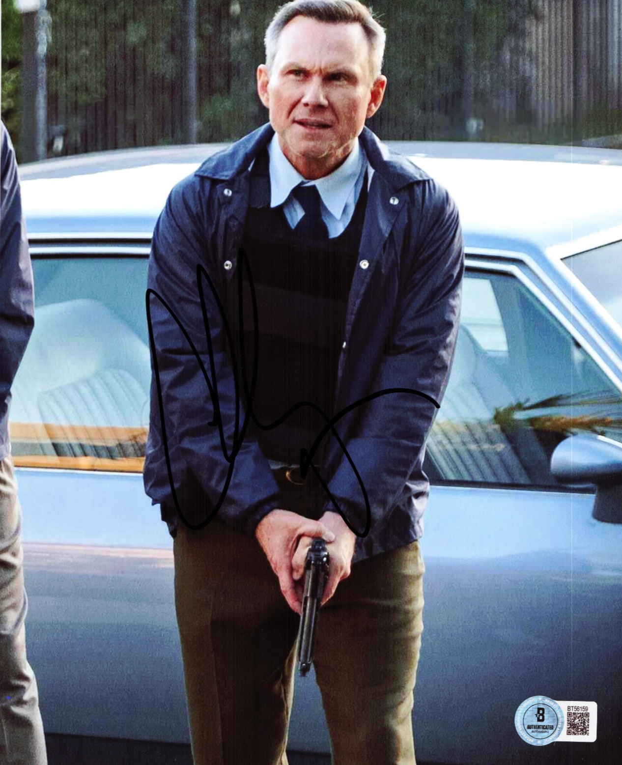 Christian Slater Signed Dexter Harry Morgan 8x10 Photo W/Beckett COA BT56159