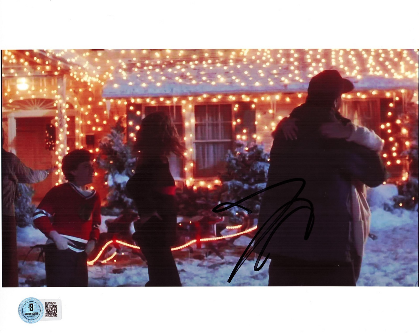 Johnny Galecki Signed Christmas Vacation 8x10 Photo W/Beckett COA BU10997