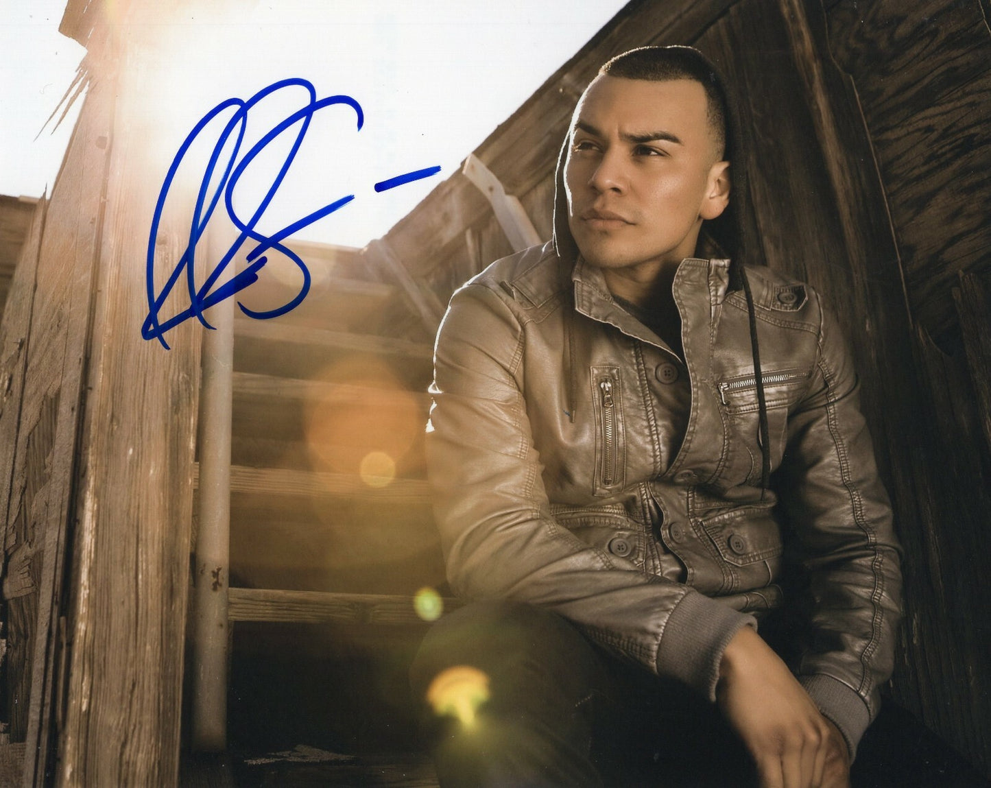 J. J. Soria Signed 8x10 Photo w/COA Dexter The Shield SOA CSI Miami #1