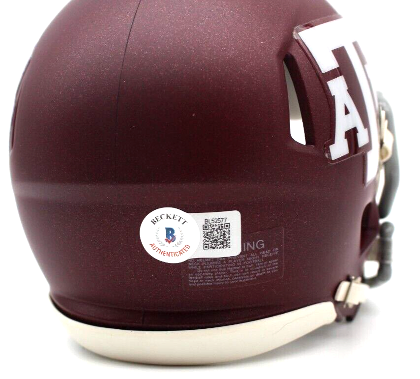 Christian Kirk Signed Texas A&M Aggies Jaguars Mini Helmet w/Beckett BL52577