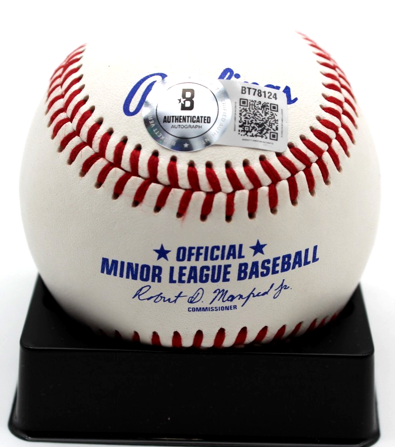 Dustin Hermanson Signed White Sox Minor League Baseball w/Beckett BAS BT78124