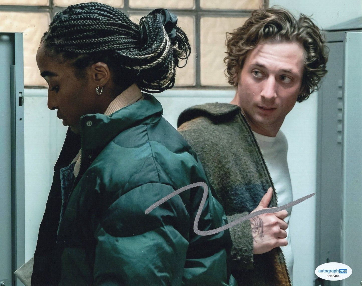 Jeremy Allen White The Bear Chef Carmy Carmen Signed 8x10 Photo w/ACOA SC98464