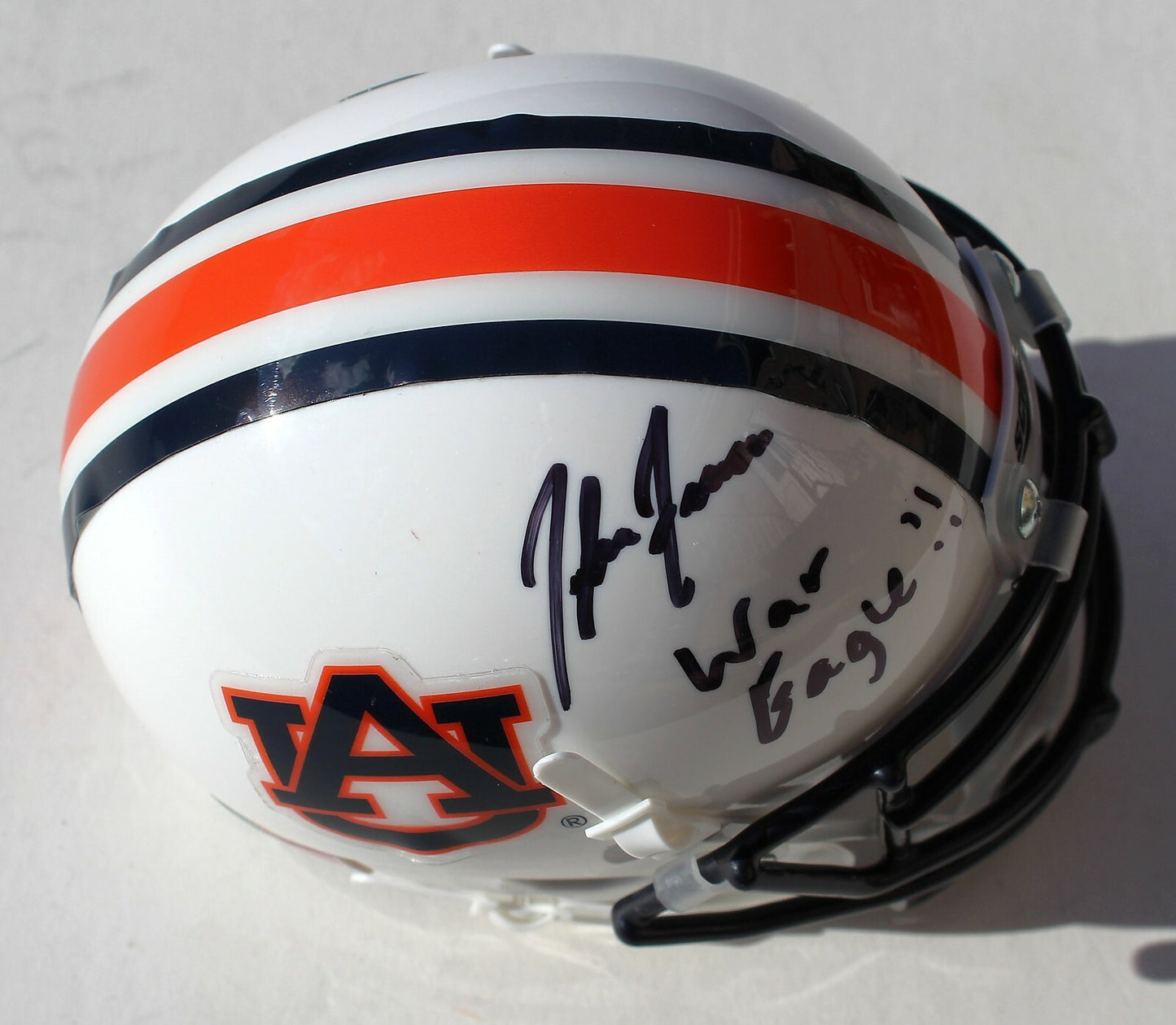 Tyler Fromm Signed Auburn Tigers Mini Football Helmet W/COA C