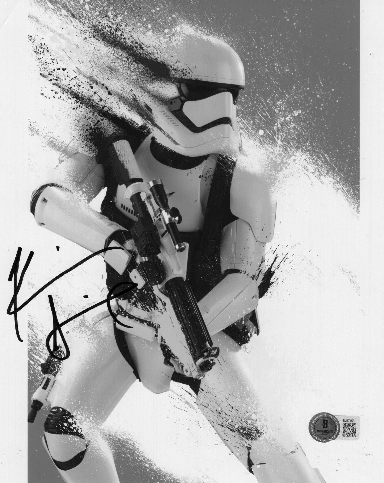 Kevin Smith Star Wars Stormtrooper Signed 8x10 Photo w/Beckett COA BM87453