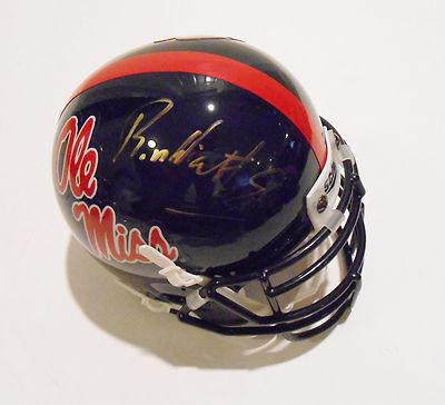 Robert Nkemdiche Signed Ole Miss Running Rebels Mini Helmet w/COA #1