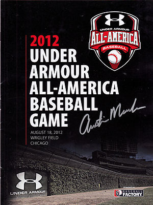 Austin Meadows Signed 2012 Under Armour Baseball All American Game Program #3