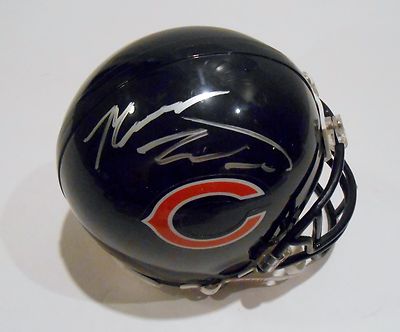 Marquess Wilson Signed Chicago Bears Mini Replica Football Helmet w/COA