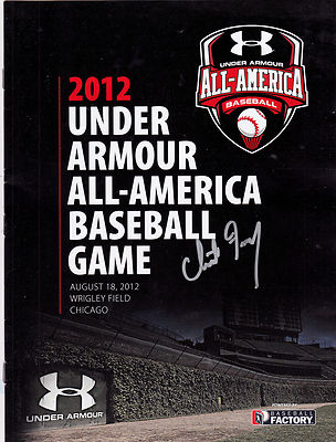 Clint Frazier Signed 2012 Under Armour Baseball All American Game Program #1