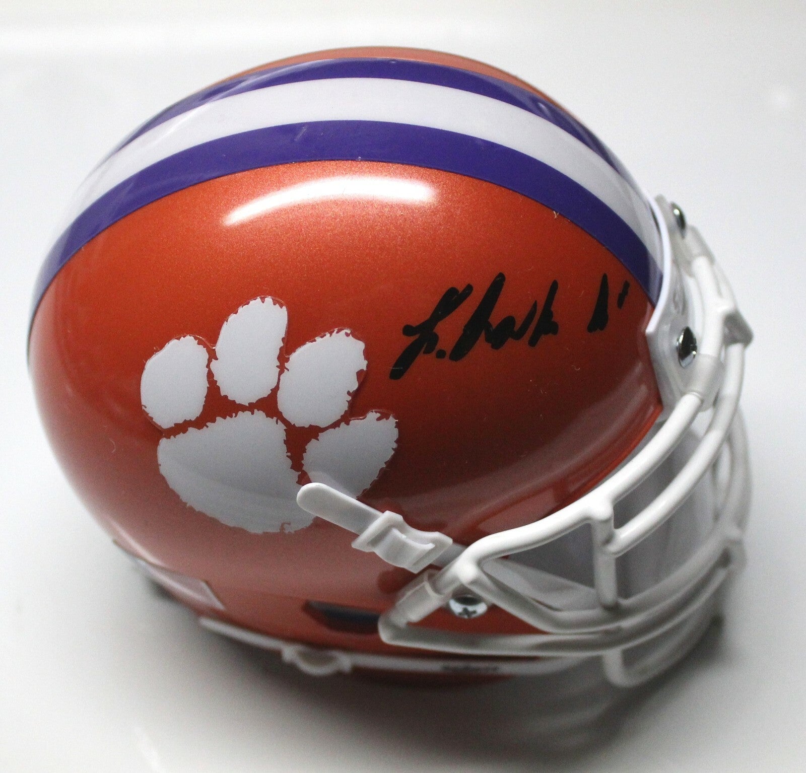 Frank Ladson Signed Clemson Tigers Mini Football Helmet W/COA #1