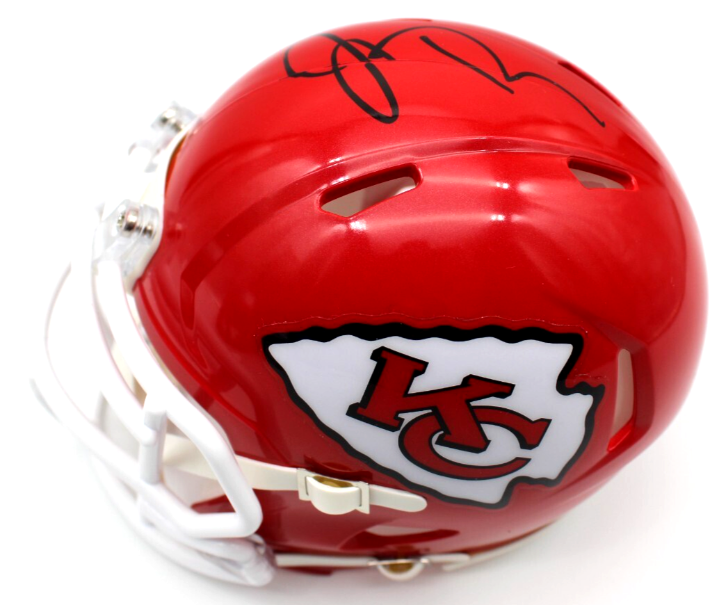 Joe Thuney Kansas City Chiefs Signed Mini Football Helmet w/Beckett BQ83848