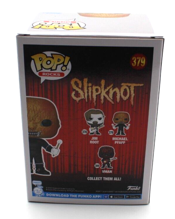 Michael Pfaff Tortilla Man Slipknot 379 Signed Funko Pop w/Beckett COA BN37878