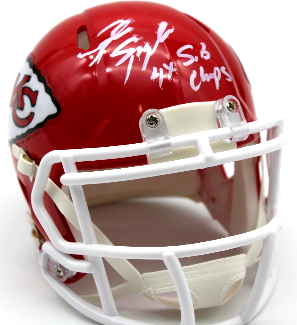 Steve Spagnuolo Kansas City Chiefs Signed Mini Football Helmet w/Beckett BW61181