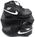 Jordan 1 Football Custom Cleat Black White FJ6805-001 Men's Size 14 thru 15 New