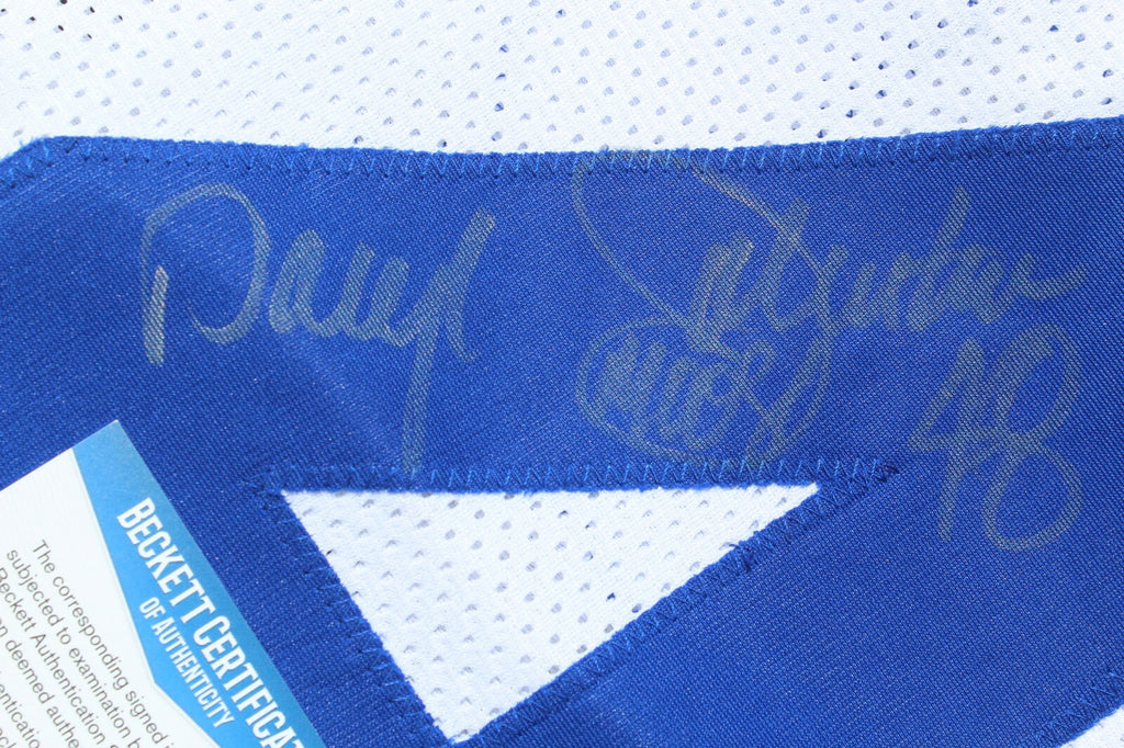 Daryl Johnston Signed Dallas Cowboys Custom XXL Jersey w/Beckett COA S30974