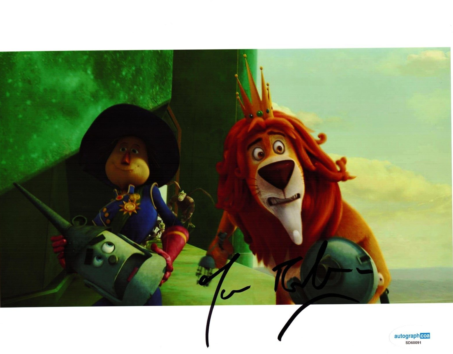 Jim Belushi Legends of Oz Cowardly Lion Signed 8x10 Photo w/ACOA SD60091